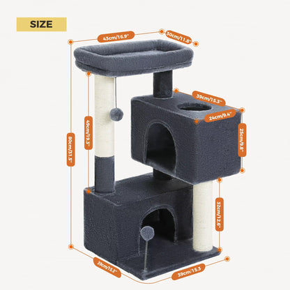 Cat Tree for Large Cats Cat Tower for Indoor 